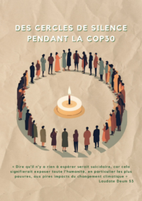 Des cercles de silence pendant la COP 30